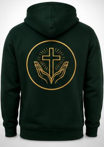 Green Hoodie Back